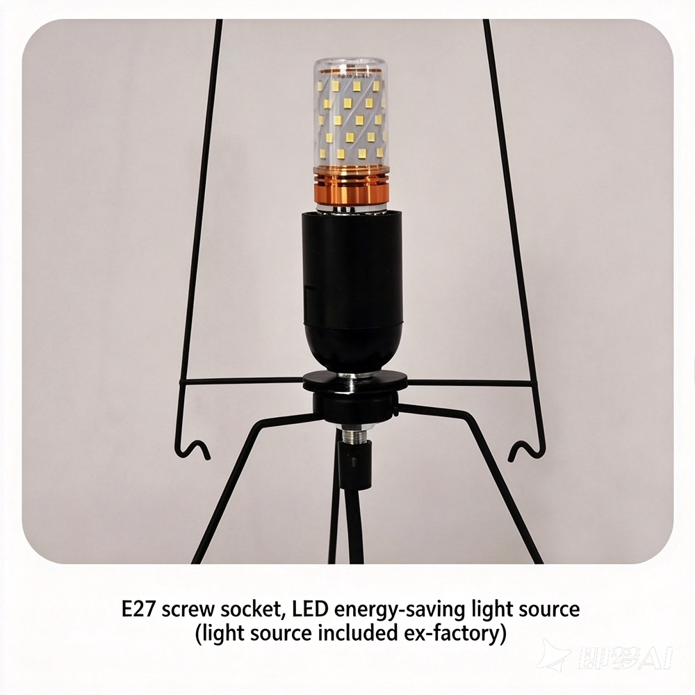 Handwritten Calligraphy Rice Paper Table Lamp - Wabi-Sabi Retro Accent Light