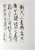 Handwritten Chinese running cursive calligraphy by Zhang Xiajian, traditional black ink on beige rice paper, Wei Furen calligraphy commentary, A3 framed oriental wall decor, authentic xingcao script brush art