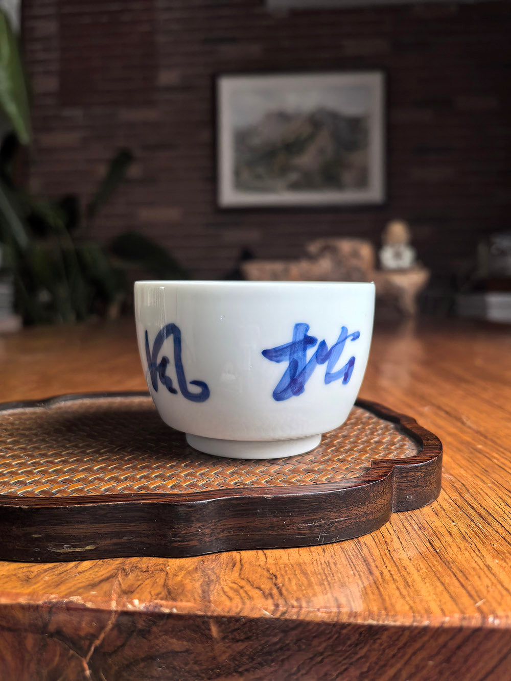 Hand-Thrown Jingdezhen Qingbai (Yingqing) Porcelain Folded-Base Tea Cup