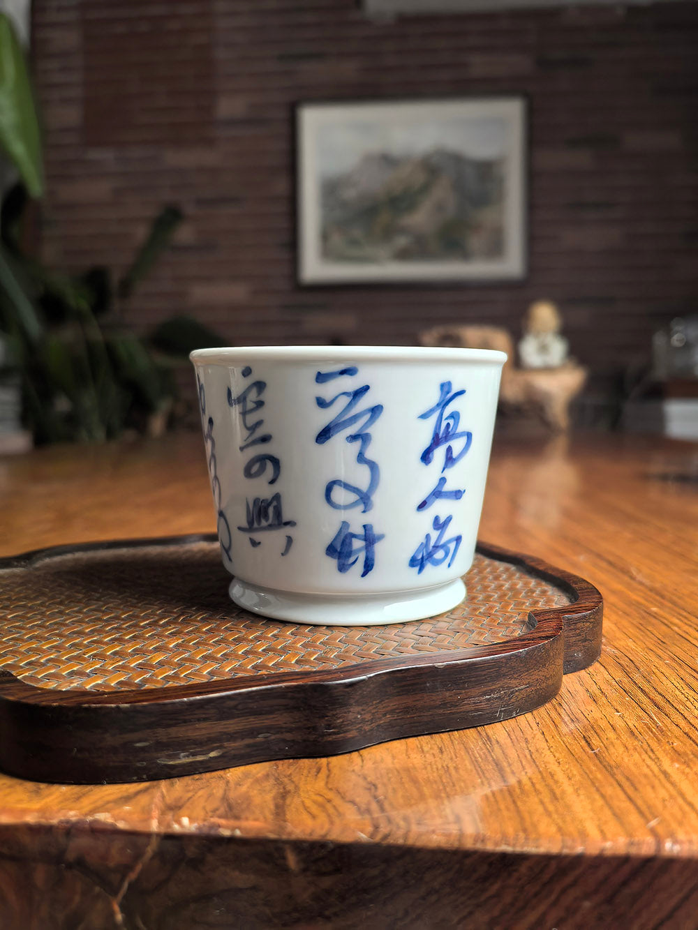 Jingdezhen Hand-Thrown Qingbai (Yingqing) Porcelain Horse Hoof Tea Cup
