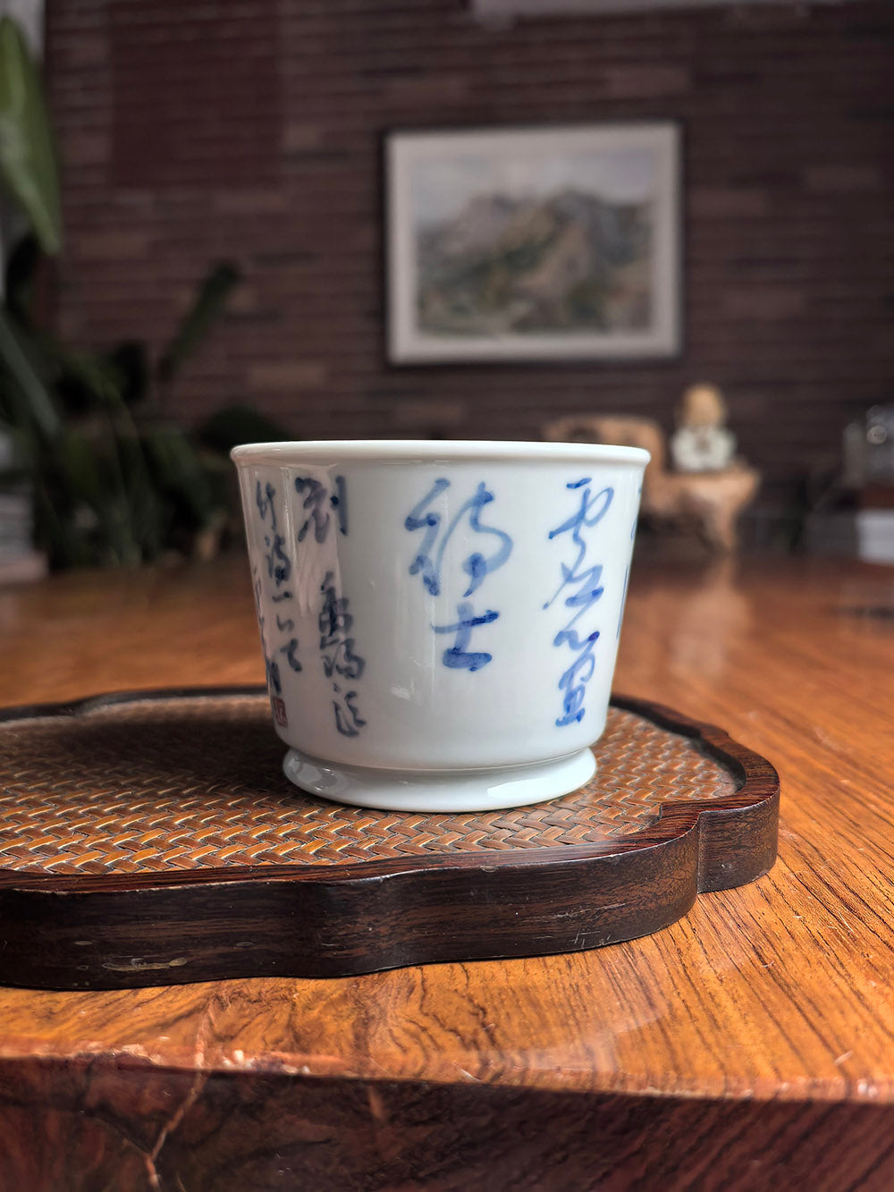 Jingdezhen Hand-Thrown Qingbai (Yingqing) Porcelain Horse Hoof Tea Cup
