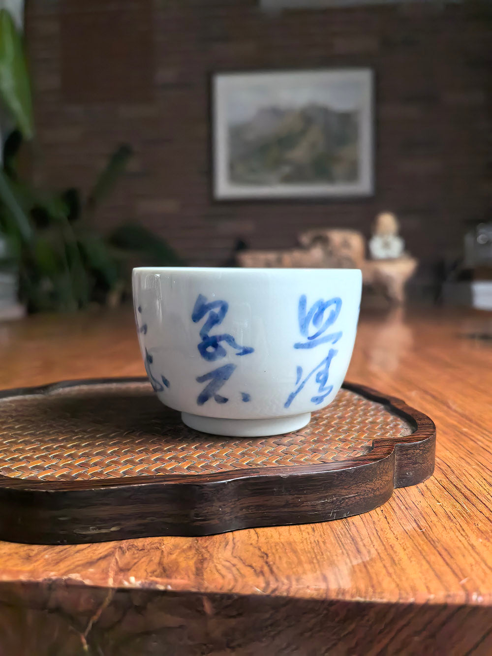 Jingdezhen Hand-Thrown Qingbai (Yingqing) Porcelain Folded-Base Tea Cup