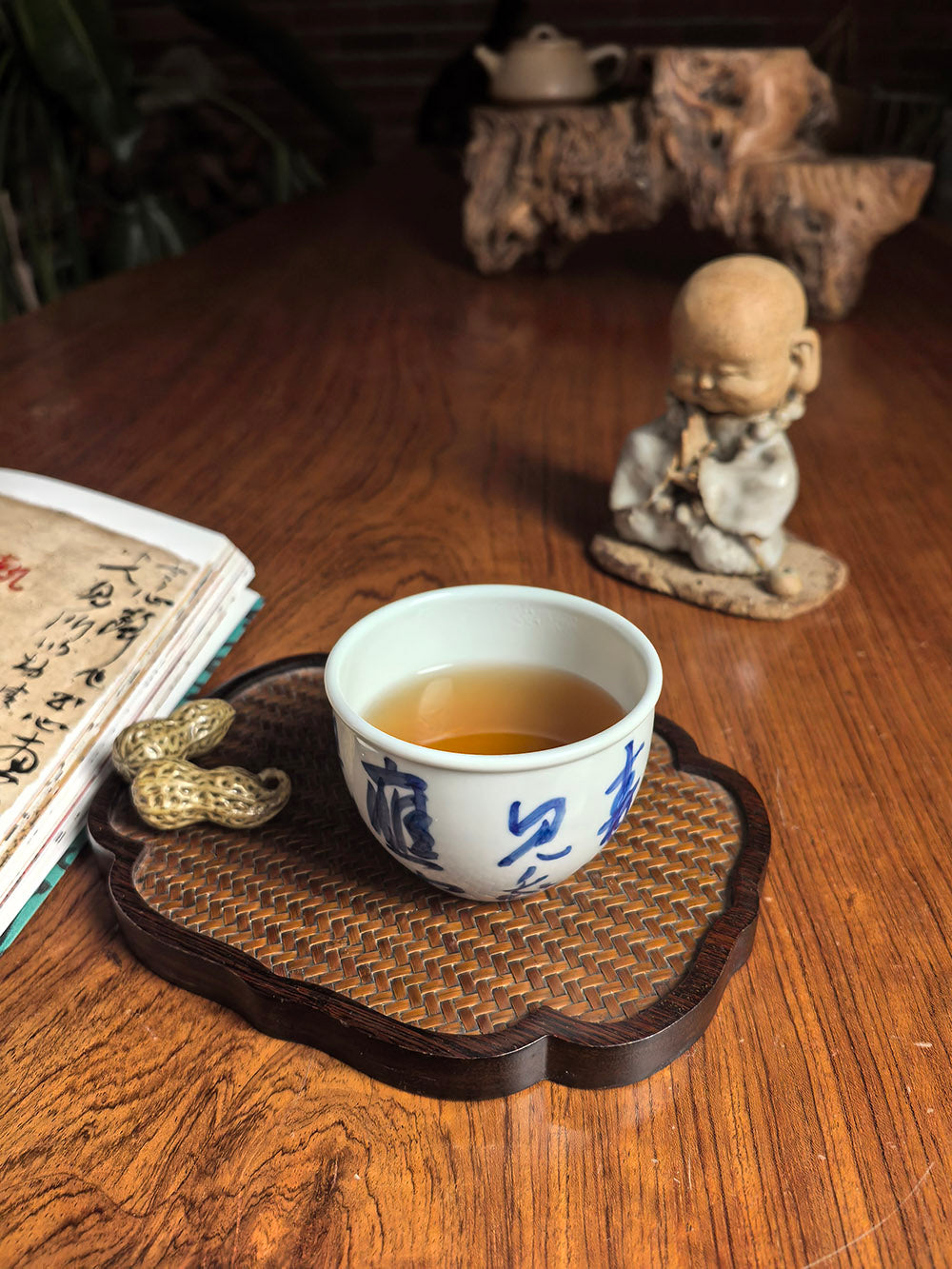 Jingdezhen Handmade Qingbai Porcelain 'Jar' Style Tea Cup (Gang Bei)