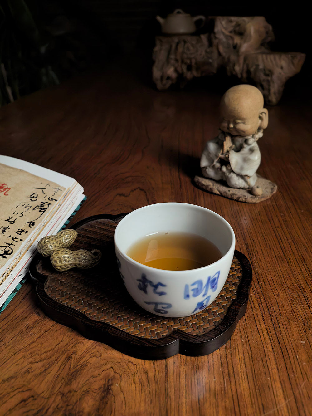 Jingdezhen Hand-Thrown Qingbai (Yingqing) Porcelain Folded-Base Tea Cup