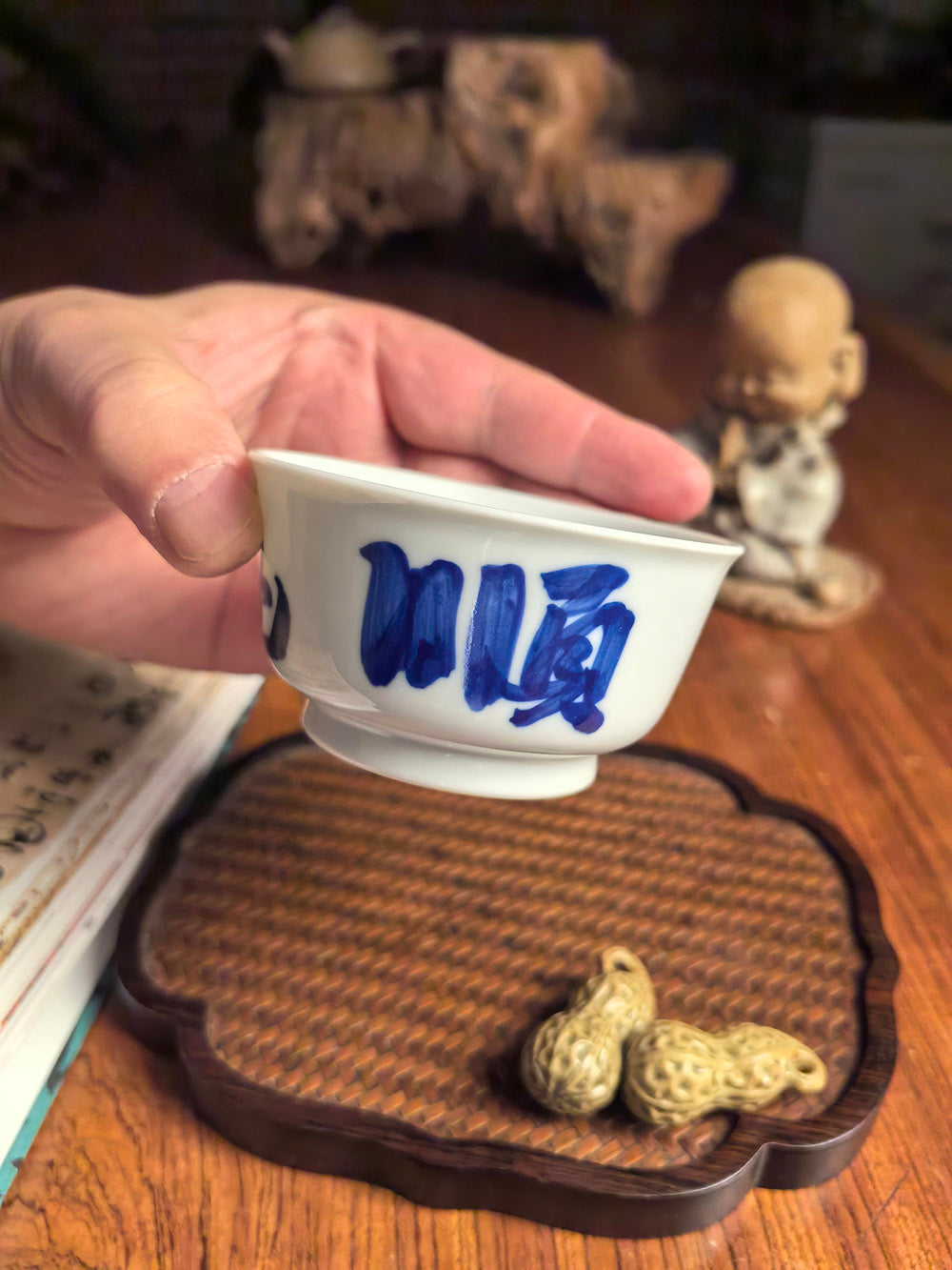 Hand-Thrown Jingdezhen Qingbai (Yingqing) Porcelain Tea Cup