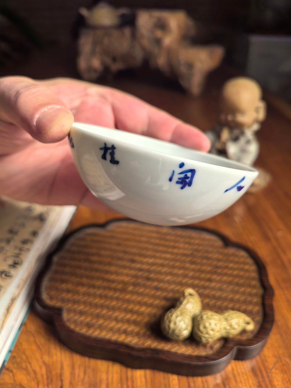 Jingdezhen Handmade Qingbai Porcelain Pool Tea Cup