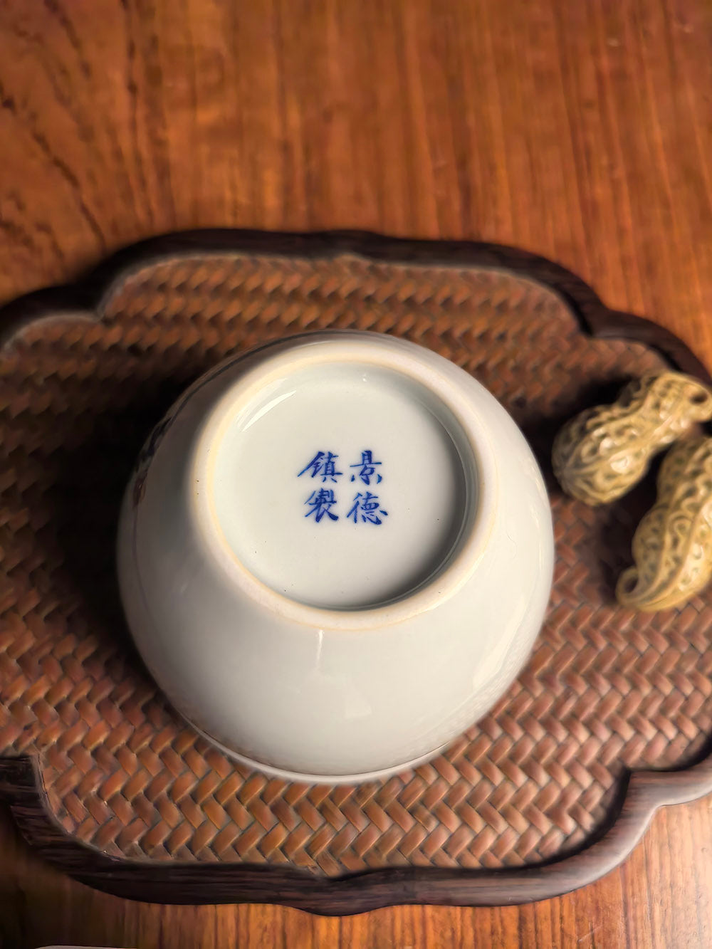 Jingdezhen Handmade Qingbai Porcelain 'Jar' Style Tea Cup (Gang Bei)