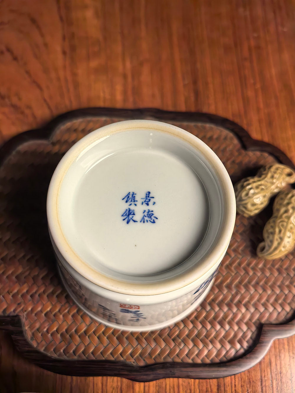 Jingdezhen Hand-Thrown Qingbai (Yingqing) Porcelain Horse Hoof Tea Cup